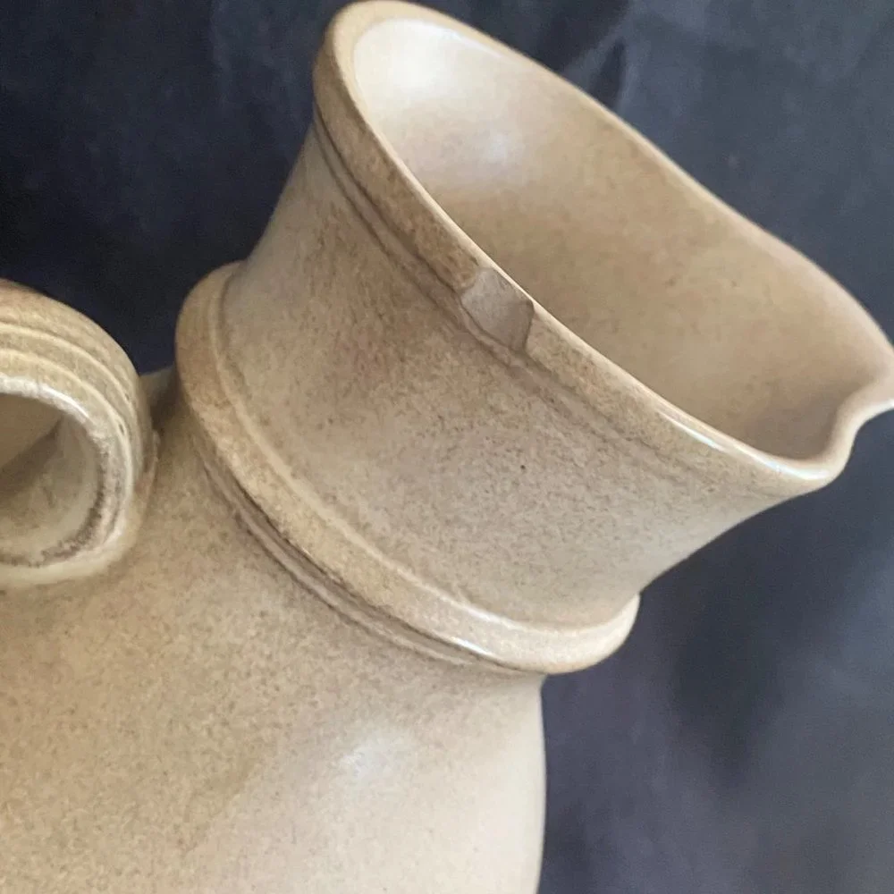 John Chipperfield pottery pitcher jug &‎ goblet Norfolk England set